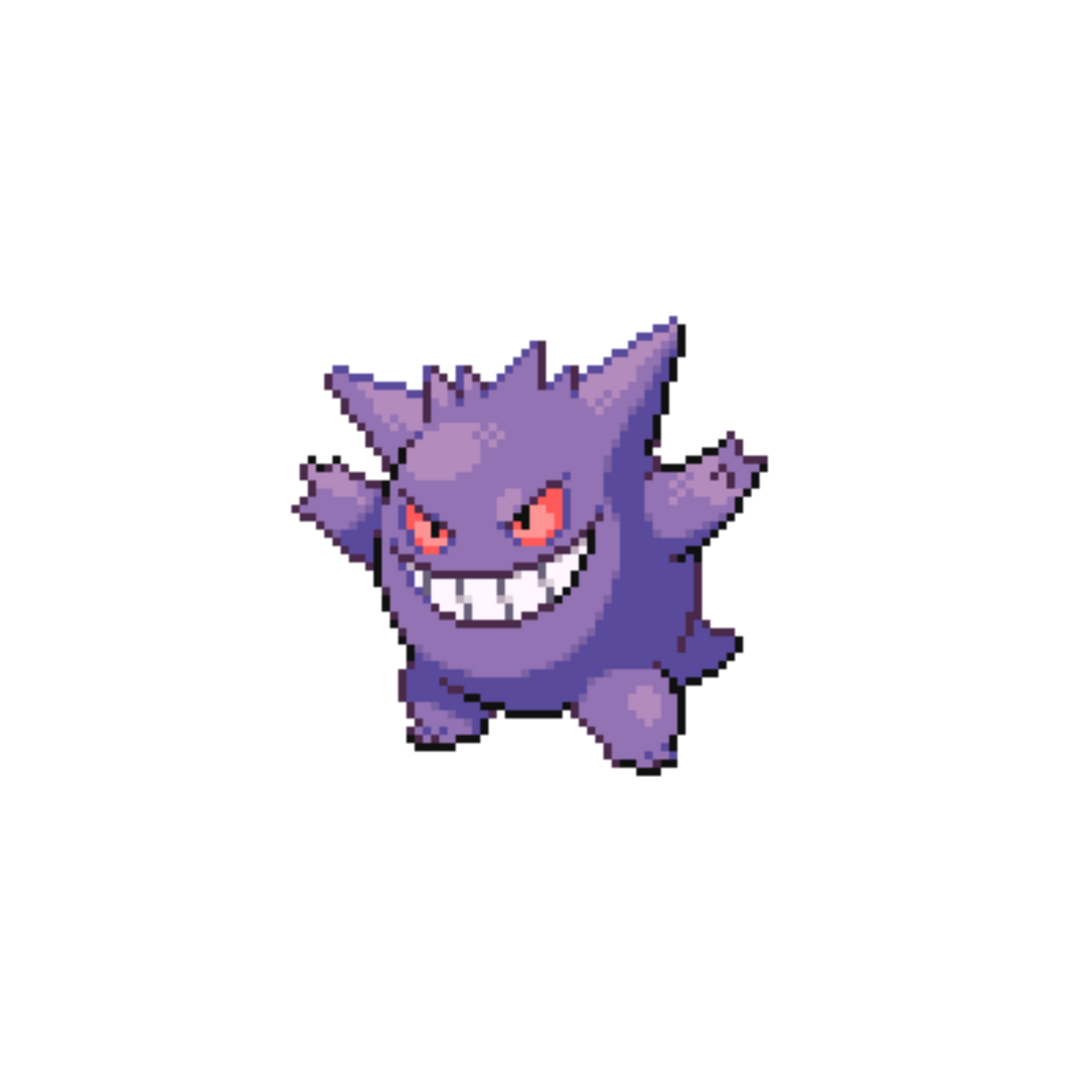Gengar pixel art Pokemon T-Shirt