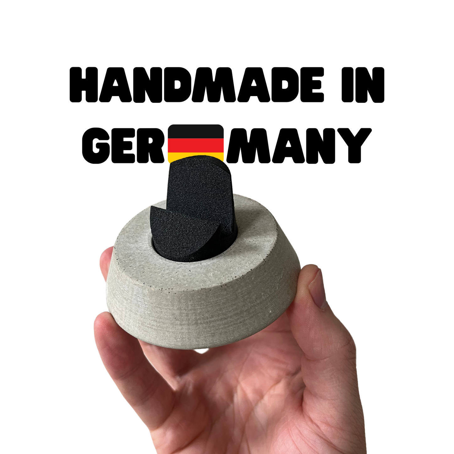 Premium Concrete Trading Card Stand– Magnetic Modules for PSA, BGS, Toploader – Made in Germany