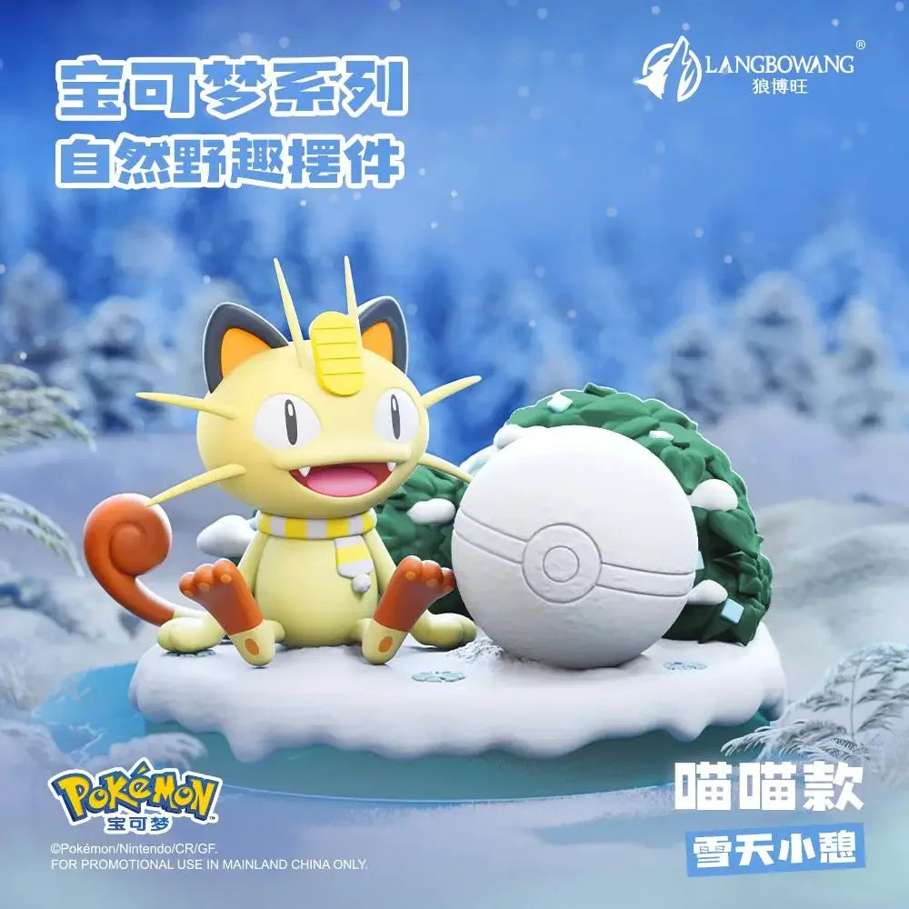 Seasonal Pokémon Figures Set – Pikachu, Eevee & More (Holiday Decor & Collectibles)