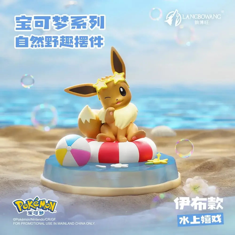 Seasonal Pokémon Figures Set – Pikachu, Eevee & More (Holiday Decor & Collectibles)