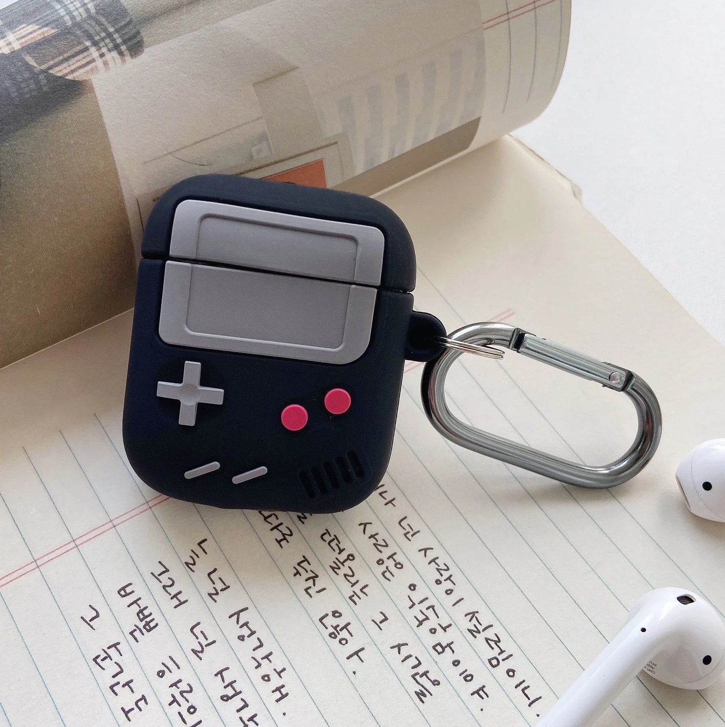 Retro Game Console Silicone Case for AirPods (Gameboy Style)