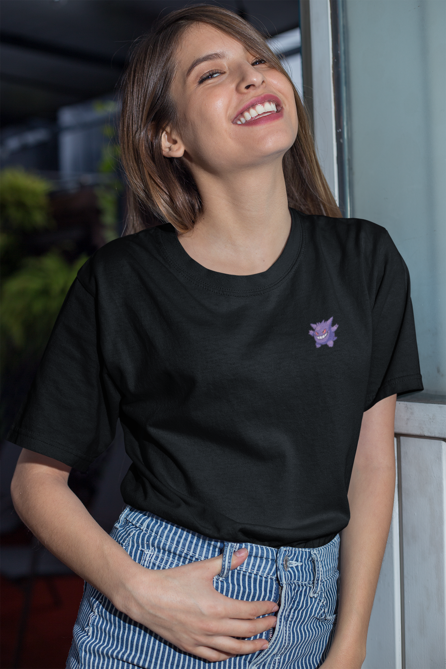 Gengar pixel art Pokemon T-Shirt