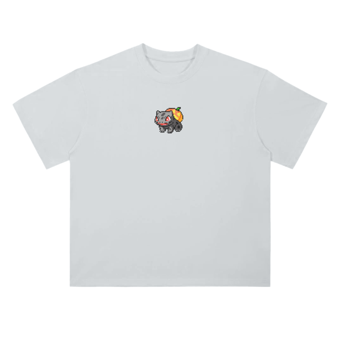 Bulbasaur Pumpkin Halloween edition - pixel art Pokemon - 100% Cotton T-Shirt