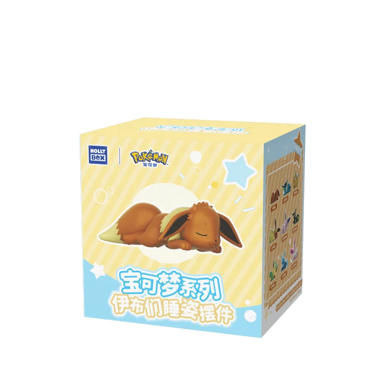 Bandai Pokémon Eevee Sleeping Series Blind Box Figure – Eeveelutions with Pillow