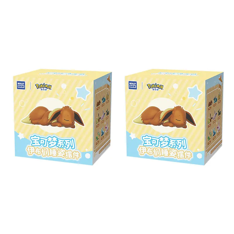 Bandai Pokémon Eevee Sleeping Series Blind Box Figure – Eeveelutions with Pillow
