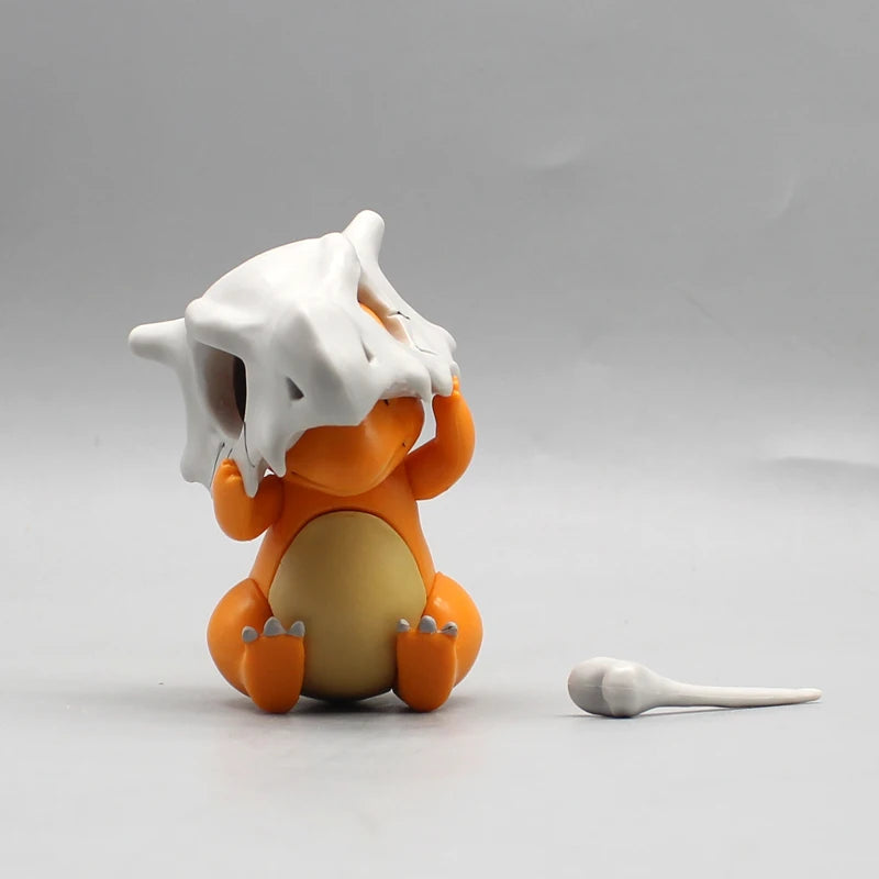 Charmander Wear A Cubone Helmet - Pokemon Figure Model