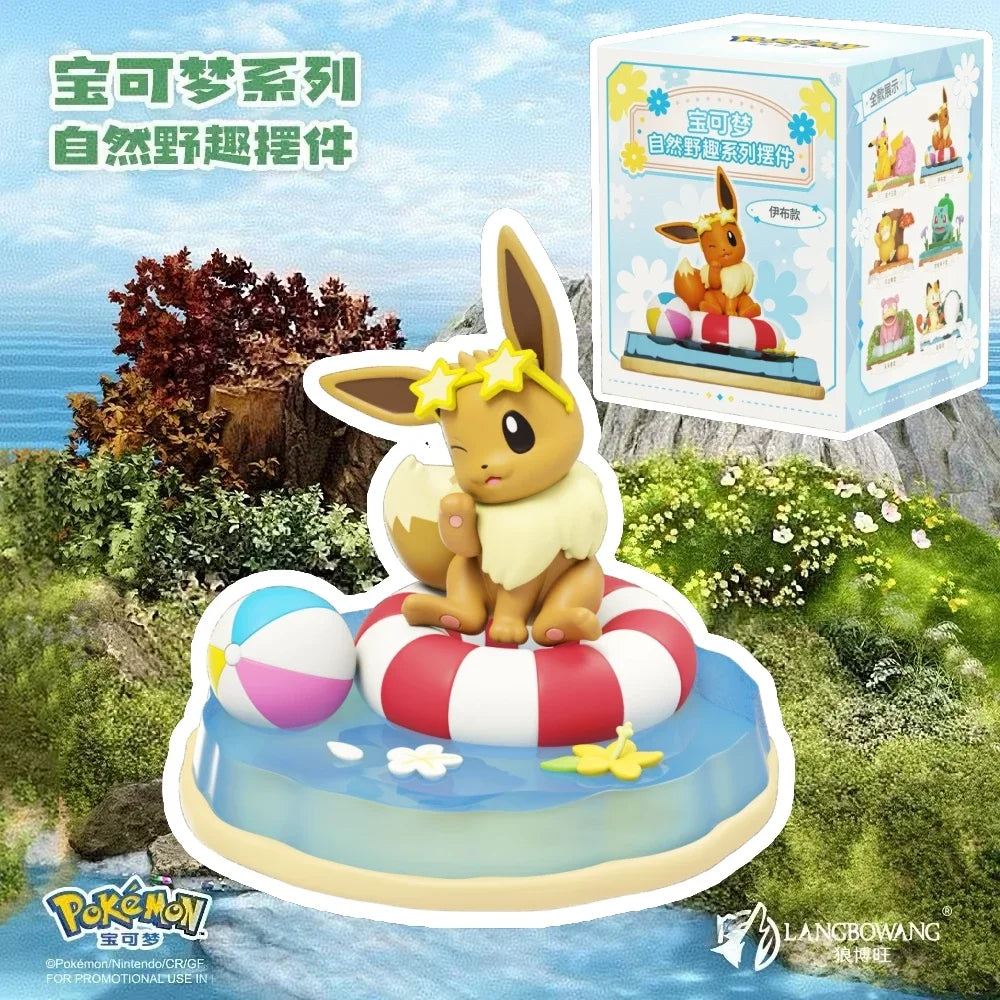 Seasonal Pokémon Figures Set – Pikachu, Eevee & More (Holiday Decor & Collectibles)