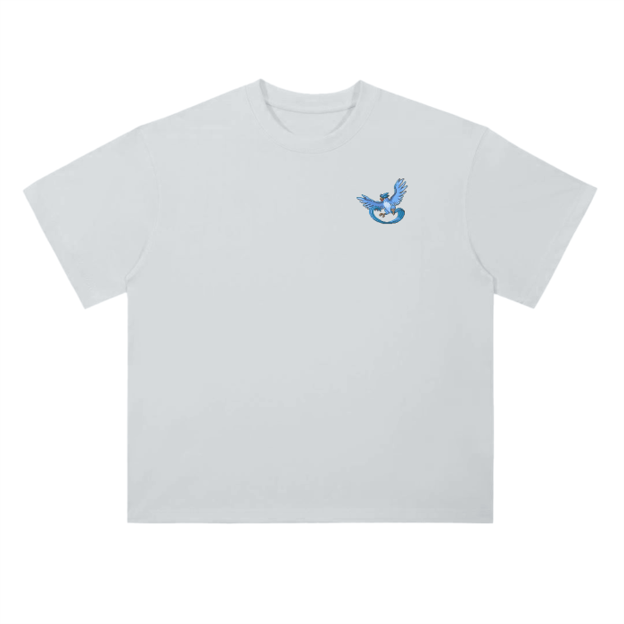 Articuno pixel art Pokemon T-Shirt with Backprint